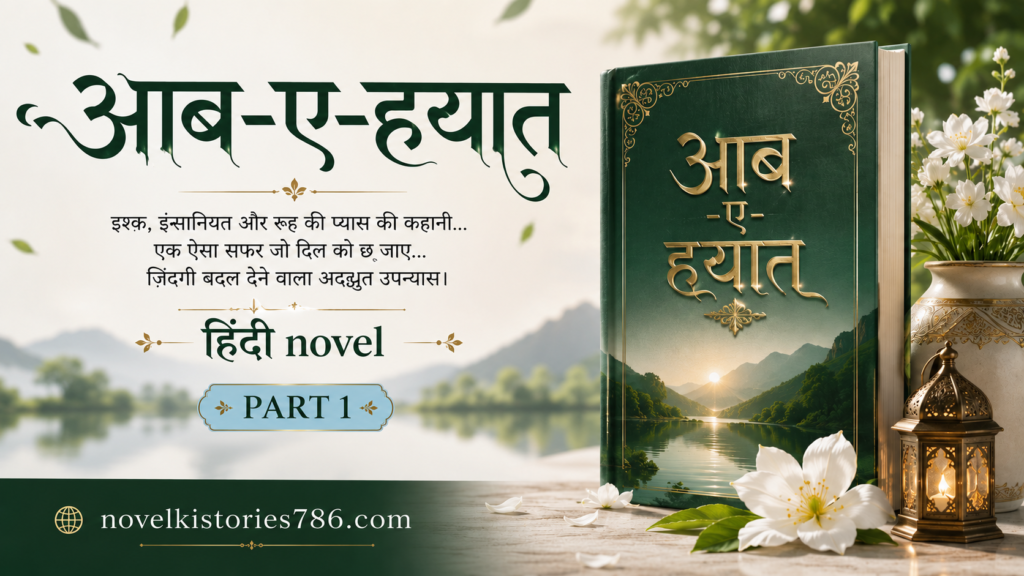 Aab e hayat Hindi Novel Part 1, novelkistories feature image